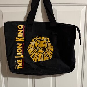 Disney Black and Yellow Lion King Tote Bag